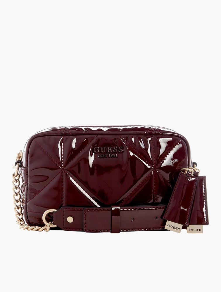 Guess maroon bag hot sale